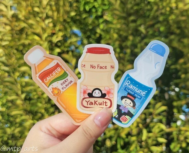 Ghibli Japanese Drinks Sticker Set