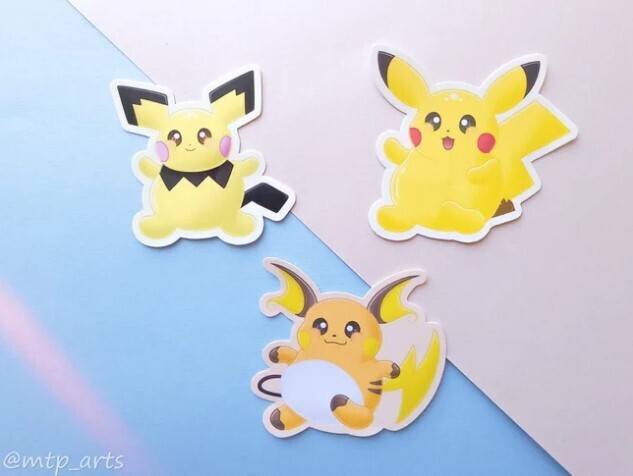 Chonky Electric Mice Sticker Set