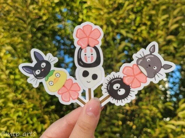 Ghibli Dango Sticker Set