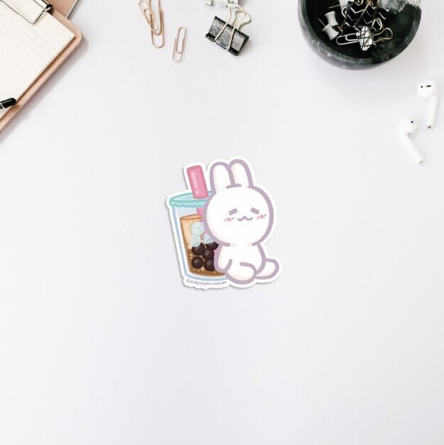 Cephy Bunny Boba Sticker