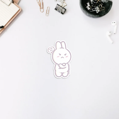 Hng Cephy Bunny Angry Sticker
