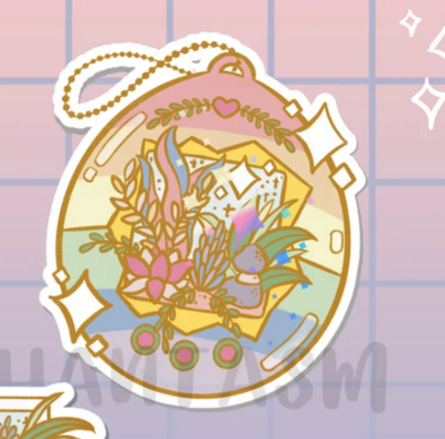 Rainbow Plantagotchi Holographic Sticker