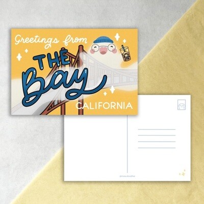 Greetings from the Bay Postcard