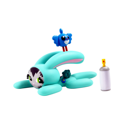 SALE - Bunny Kitty Collectible Figure, Blue (by Dave Persue) [L.E. 400]