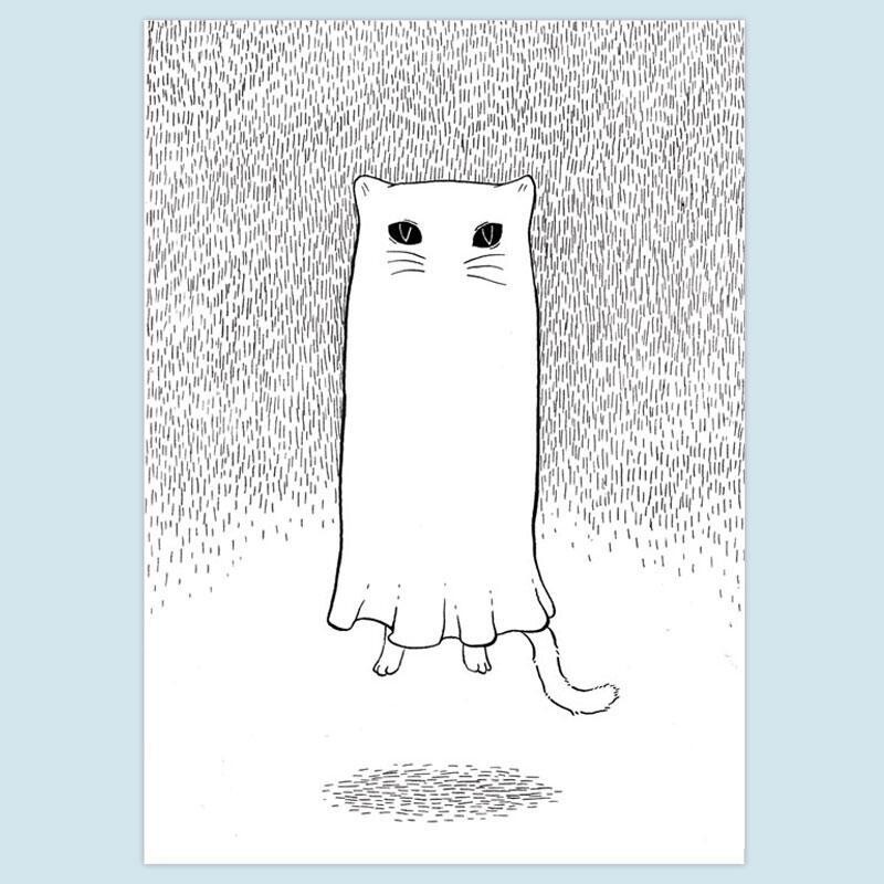Floating Ghostie 8x10 print
