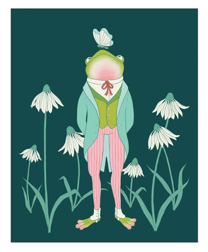 Dapper Frog 8x10 print