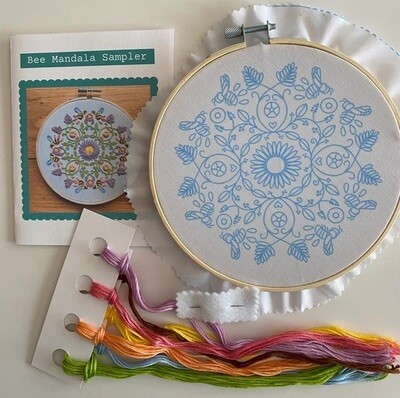 Bee Mandala Sampler Embroidery Kit