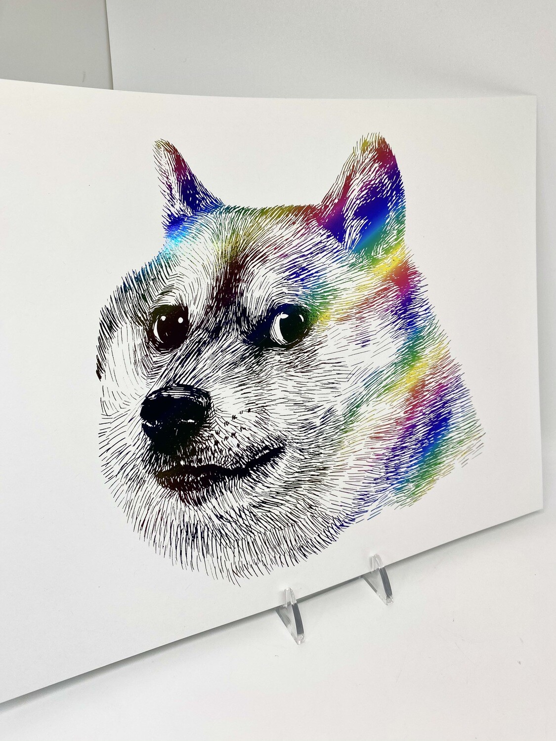 Doge Foil Print