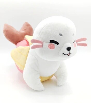 SALE - Banana Seal Plush - Pink