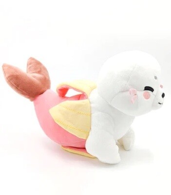 SALE - Banana Seal Plush - Pink