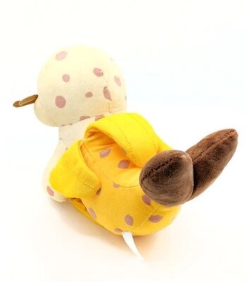 SALE - Banana Seal Plush - Overripe (Yellow with Brown Spotted Tail)