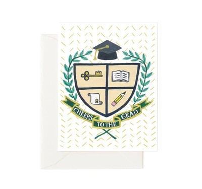 Grad Coat of Cards Card