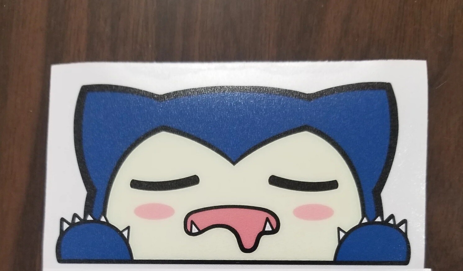 Snorlax Peeker Sticker