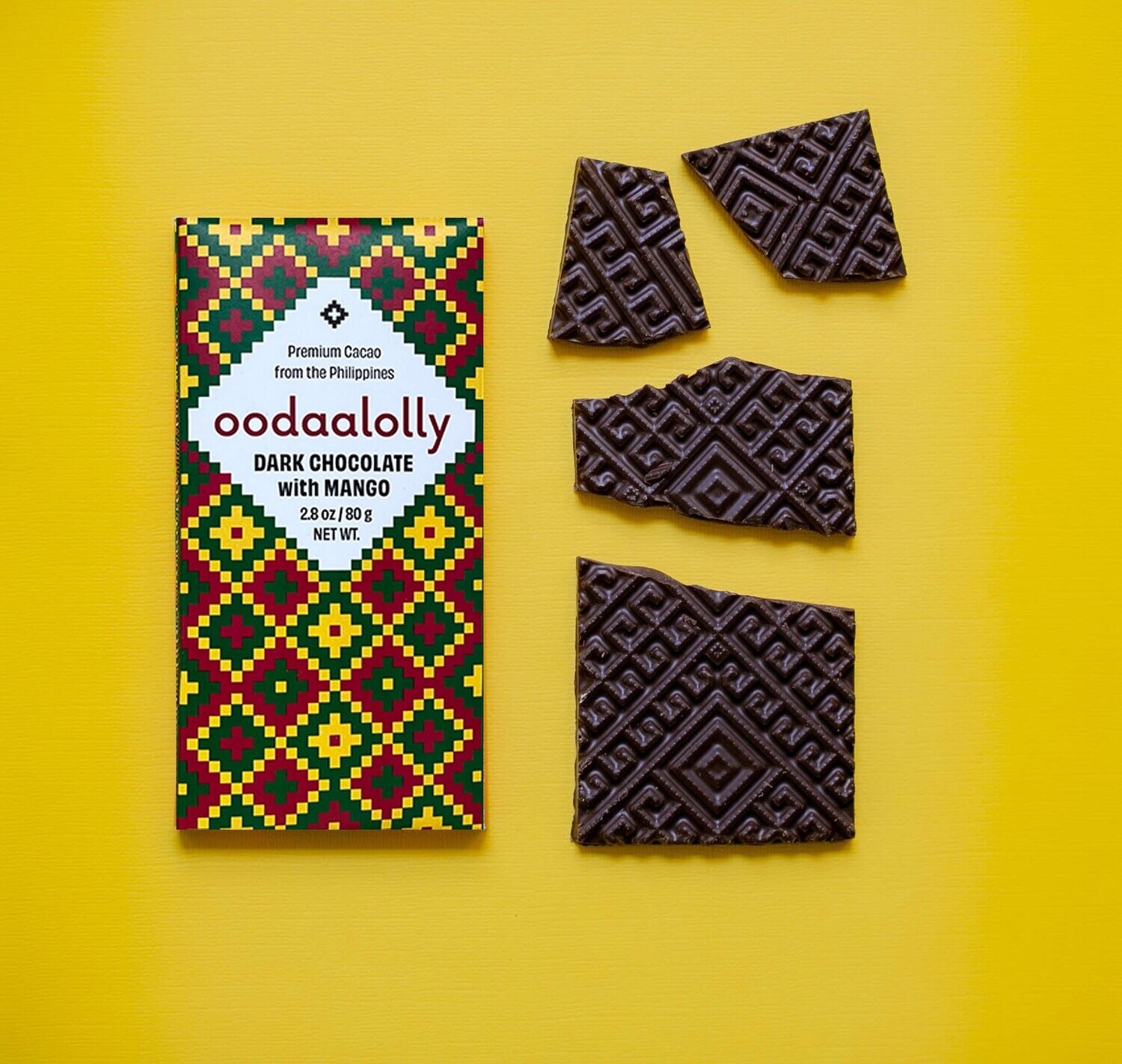 Dark Chocolate Bar with Mango