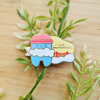 Karl the Fog Enamel Pin