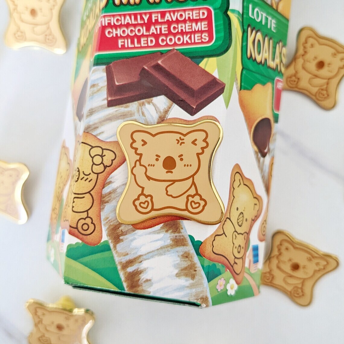 Rude Koala Enamel Pin