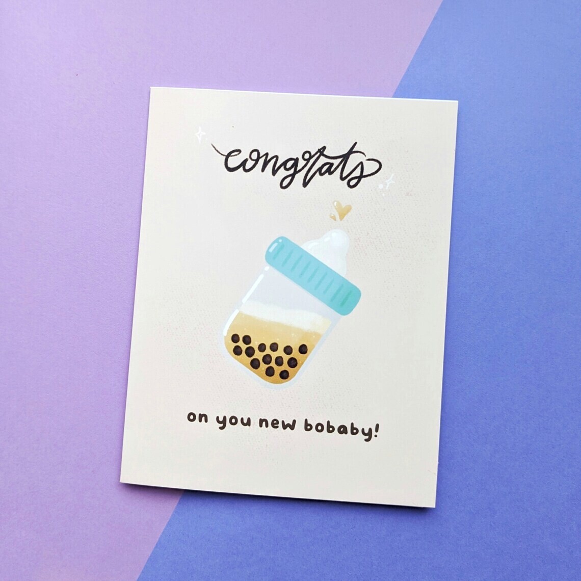 Bobabey Greeting Card (Baby)