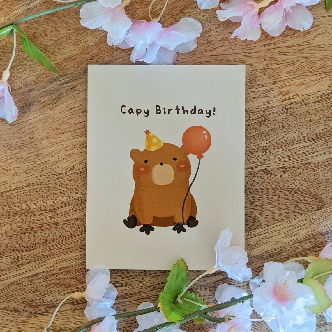 Capy Birthday Card
