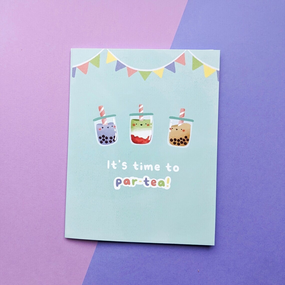 Let's Par-Tea Birthday Card