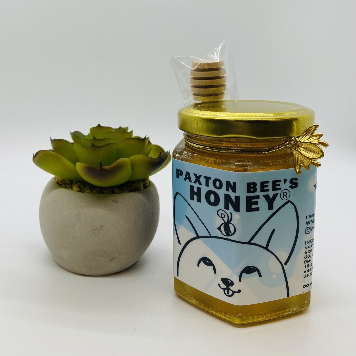 Paxton Bee's Raw Honey w/ Wand, 6oz