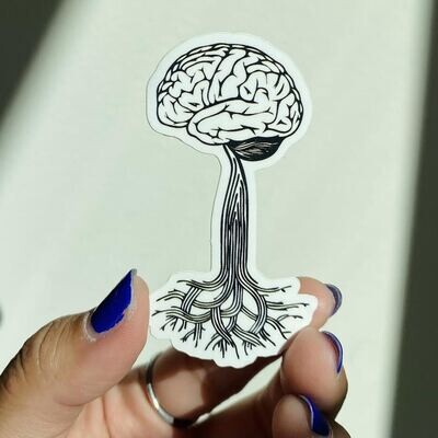 Brain Roots Sticker
