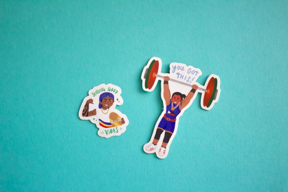 Filipina Olympian Stickers