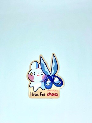 Sticker, I Live For Chaos