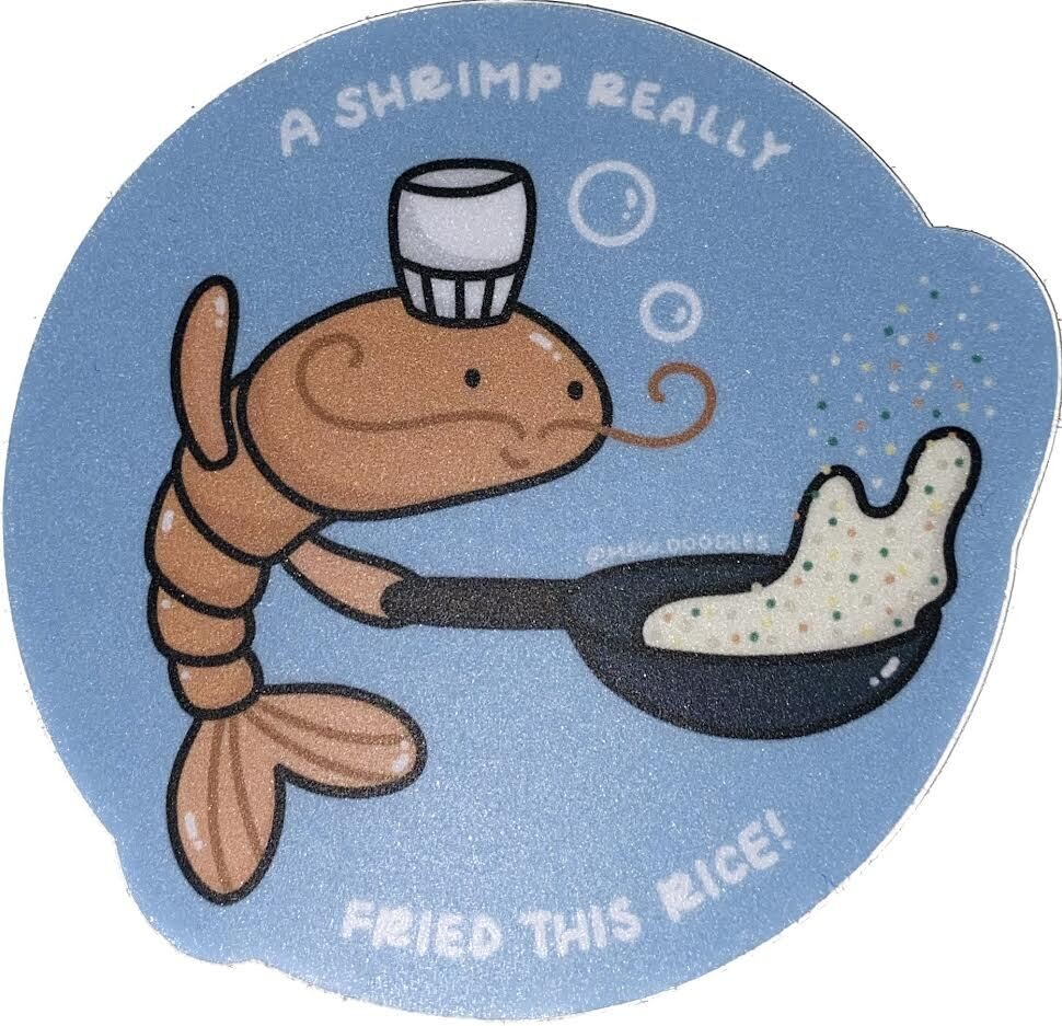 Shrimp Fried Rice Sticker Shrimp Fried Rice Sticker