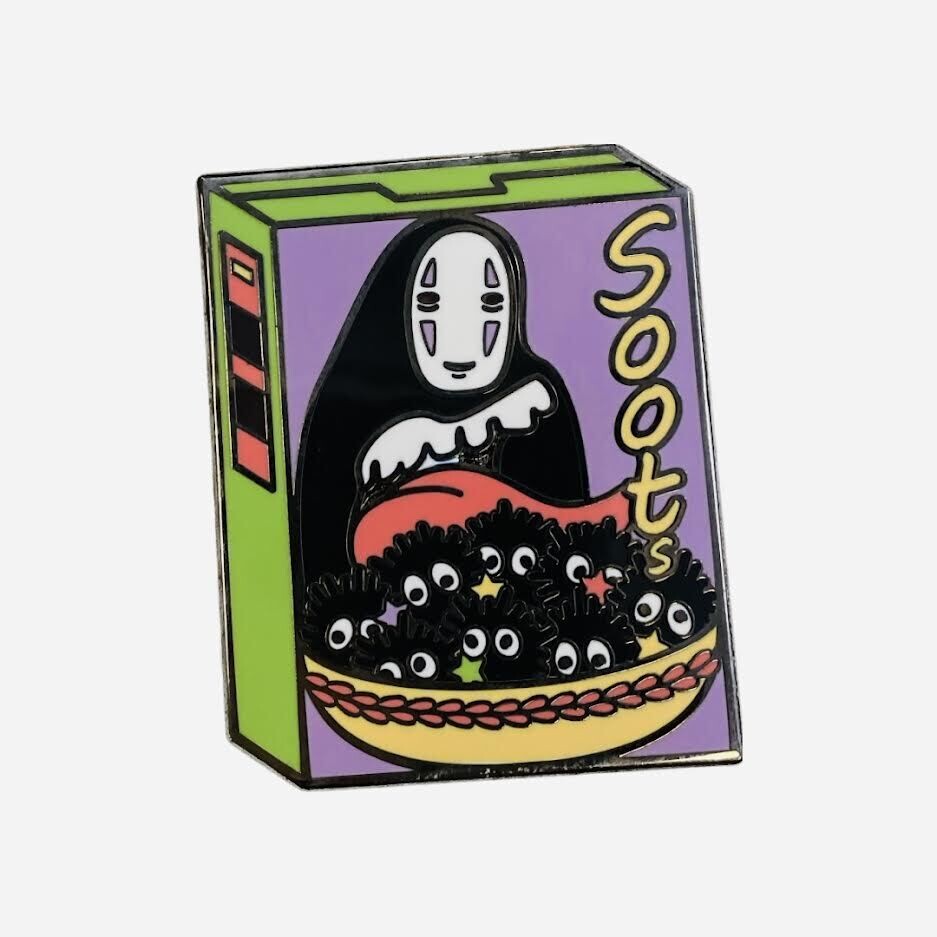 Enamel Pin - Cereal NoFace Soots