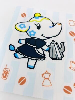 Sticker Sheet: Animal Crossing, Tia & Marshal