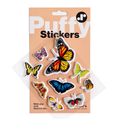 Winged Things Puffy Sticker Sheet (PS-WT-001)