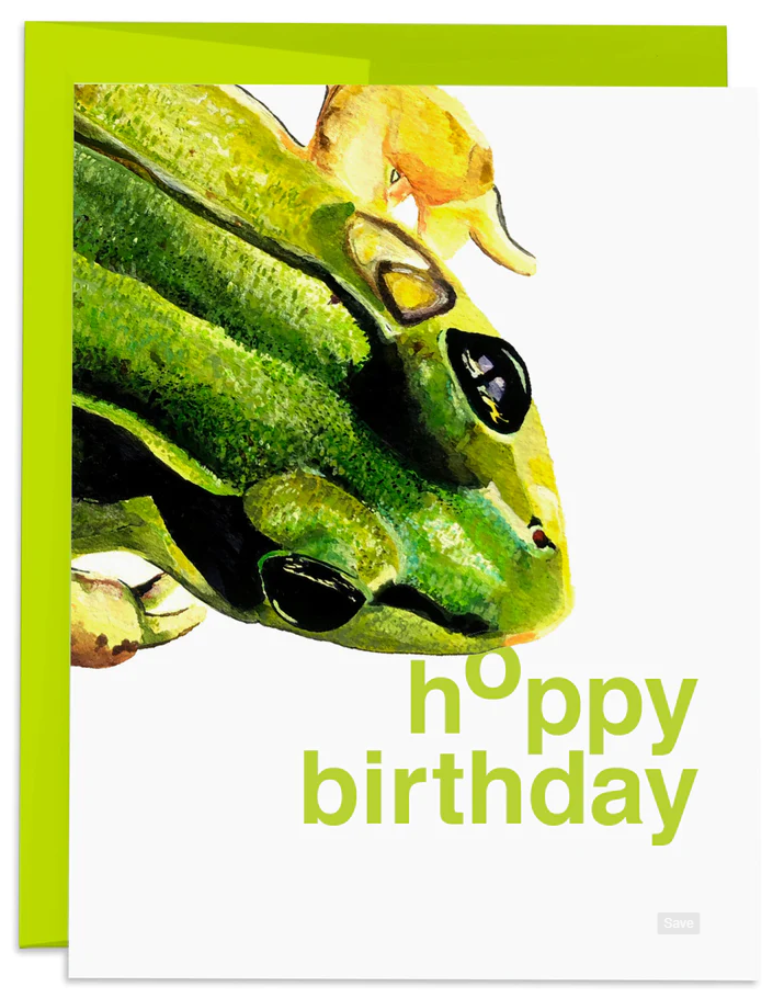 Frog Birthday Card (RE-GC-001)