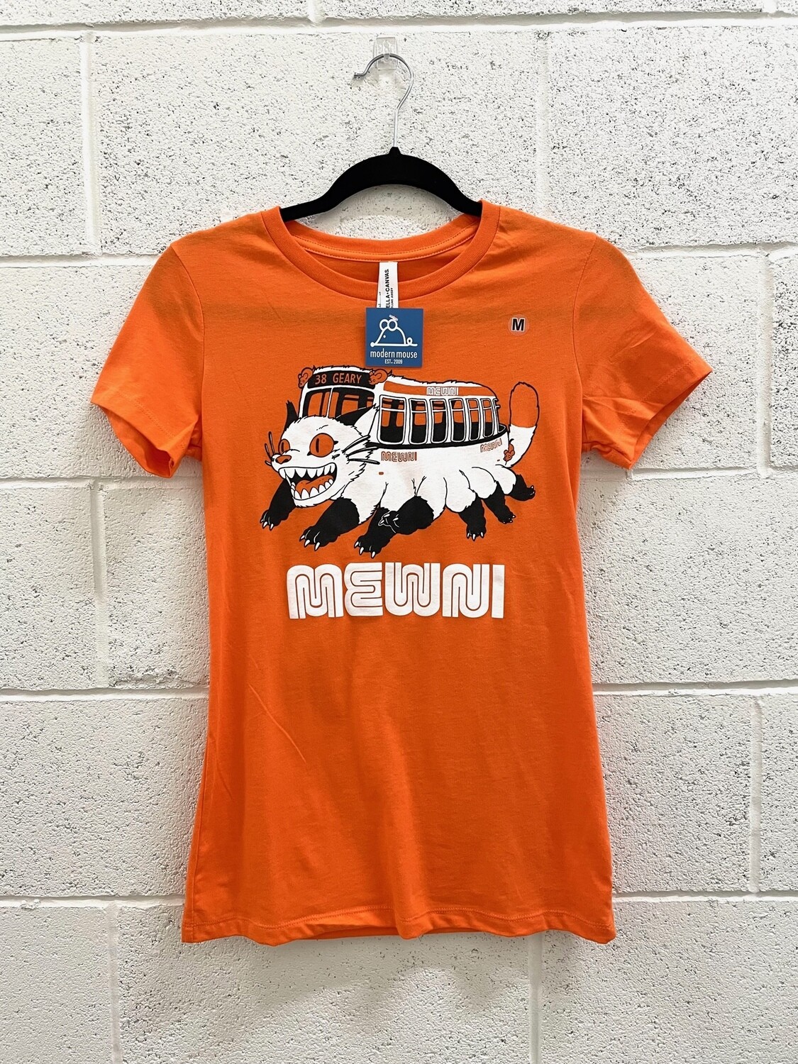 Mewni Tee, Orange - Fitted