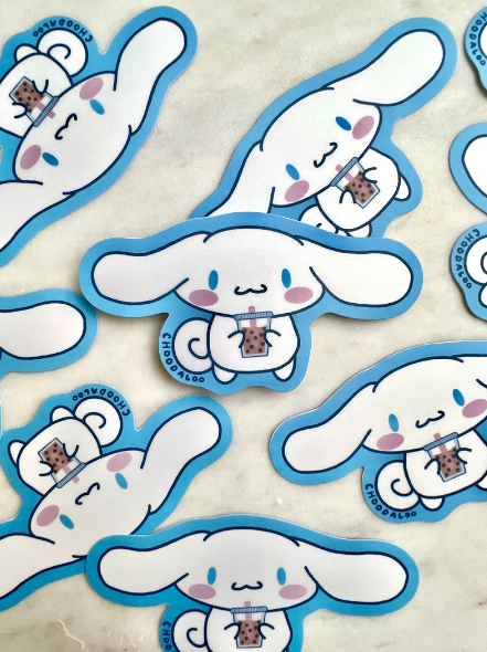 Boba Cinnamoroll Sticker Boba Cinnamoroll Sticker