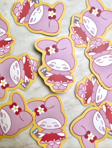 Boba My Melody Sticker