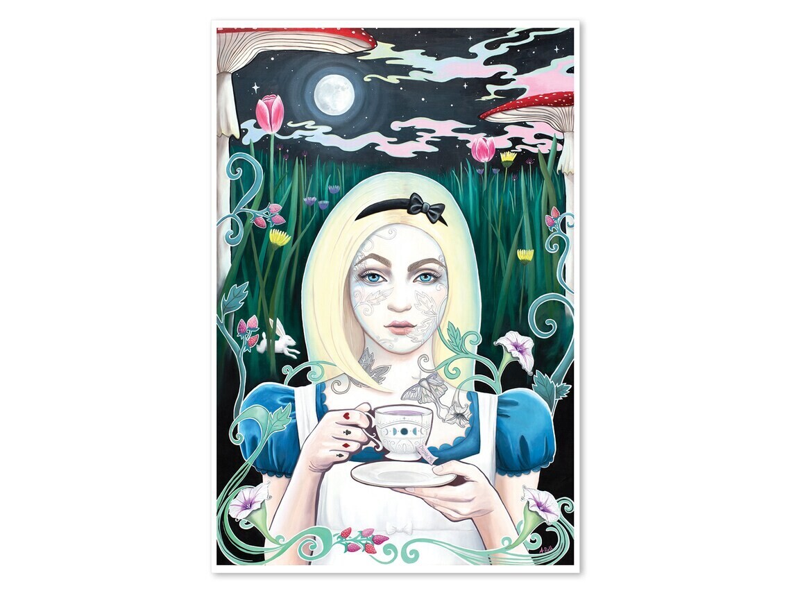 Alice Moon Art Print