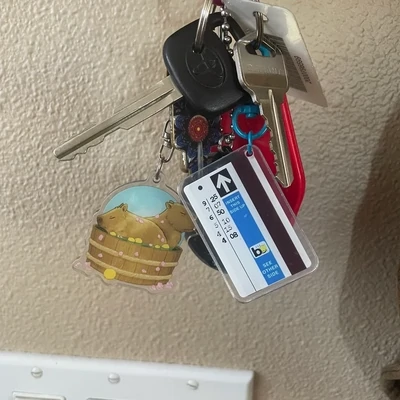 BART TICKET Keychain