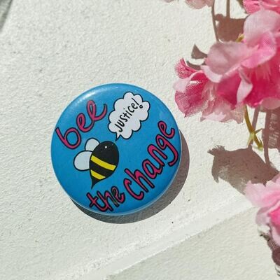 Bee the Change Pinback Button