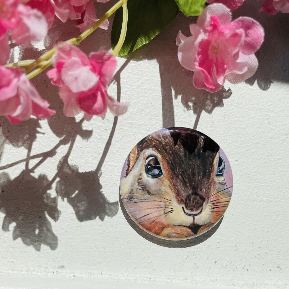 Squirrel Pinback Button