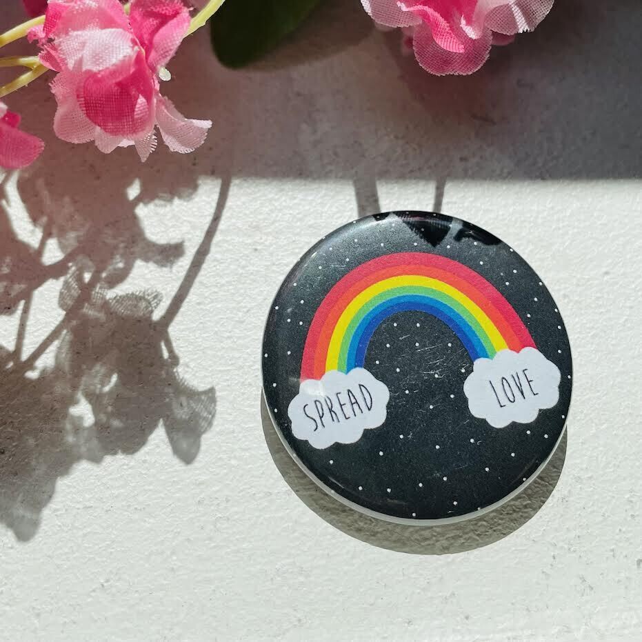 Spread Love Pinback Button