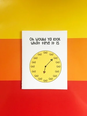 Gay Time Everyday Card