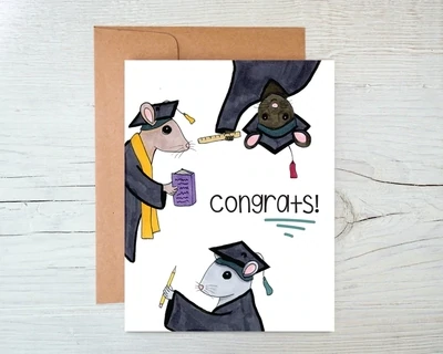 CongRATS Graduation Card