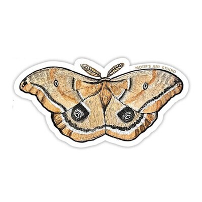 Silk Moth Sticker