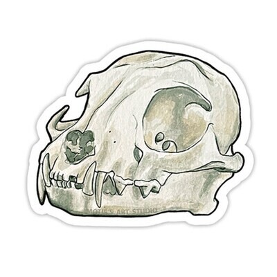 Mysterious Skull Sticker