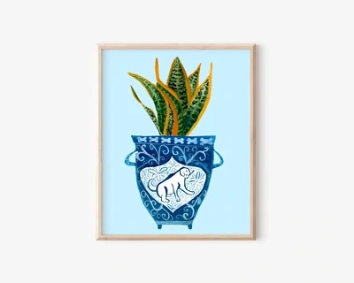 Chinese Zodiac Plant 8x10 Print