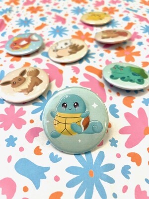 Chonky Squirtle Button