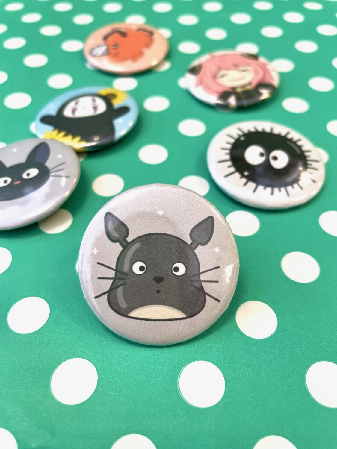 Totoro Button Totoro Button