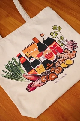 Asian Sauces Tote Bag