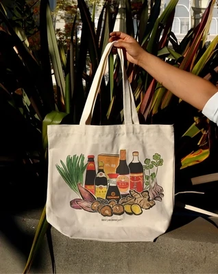 Asian Sauces Tote Bag