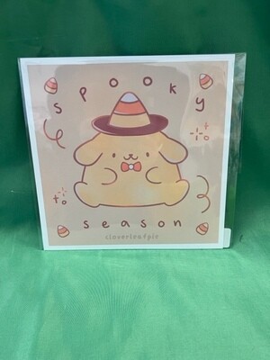 Spooky Season - Pompompurin Art Print